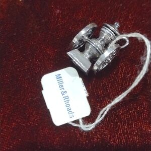 Vintage 925 Beau Sterling Silver Fire Hydrant Charm Pendant With Original Tags